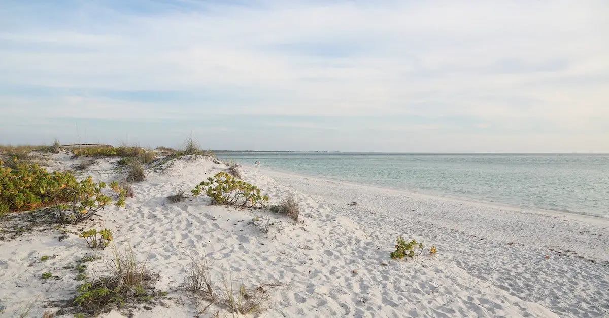 FL, United States, White Sand Beach Under Clear Sky